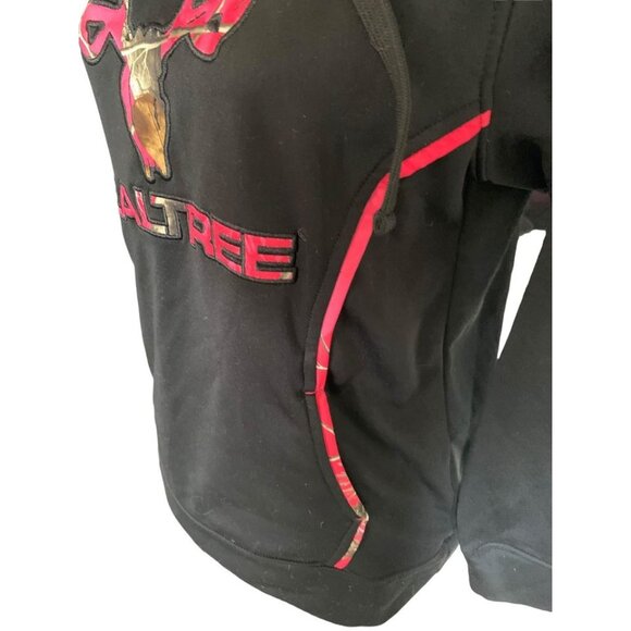🍒 2/$20 🍒 Real Tree Black and Hot Pink Hoodie Small - Picture 4 of 4